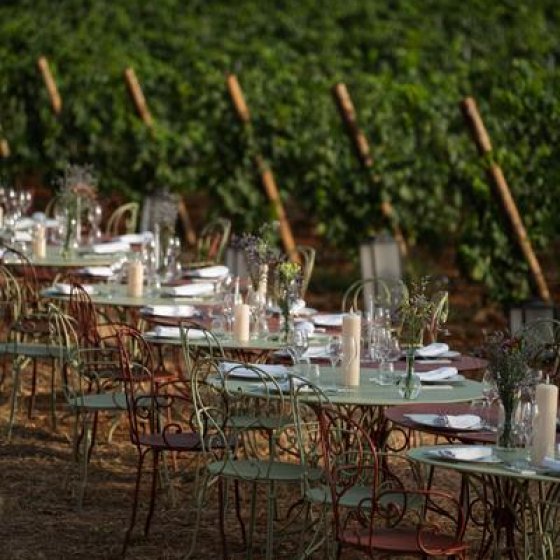 Restaurant éphémère au Château La Valetanne La Londe-les-Maures