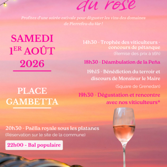 La Nuitée du Rosé à Pierrefeu-du-Var