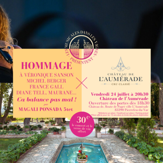 Concert, Ca balance pas mal au Château de l'Aumérade