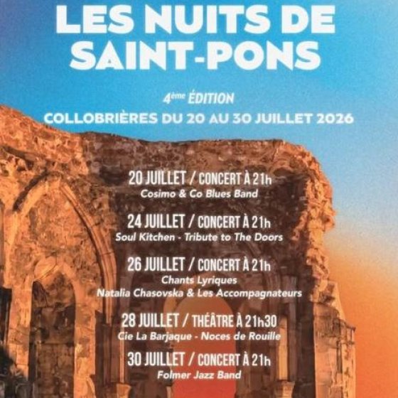 Festival Les Nuits de Saint-Pons à Collobrières