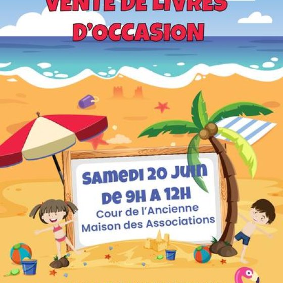 Sale of second-hand books by the Bibliothèque pour Tous_La Londe-les-Maures