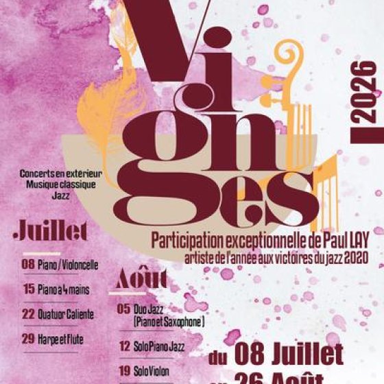 Concerts d'été au milieu des vignes au Château Pas du Cerf à La Londe