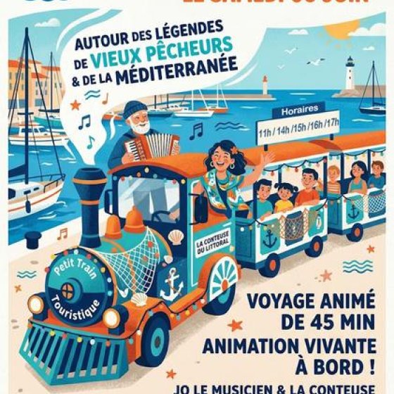 Balade animée en Petit Train - Fête de la mer et du nautisme à La Londe les Maures