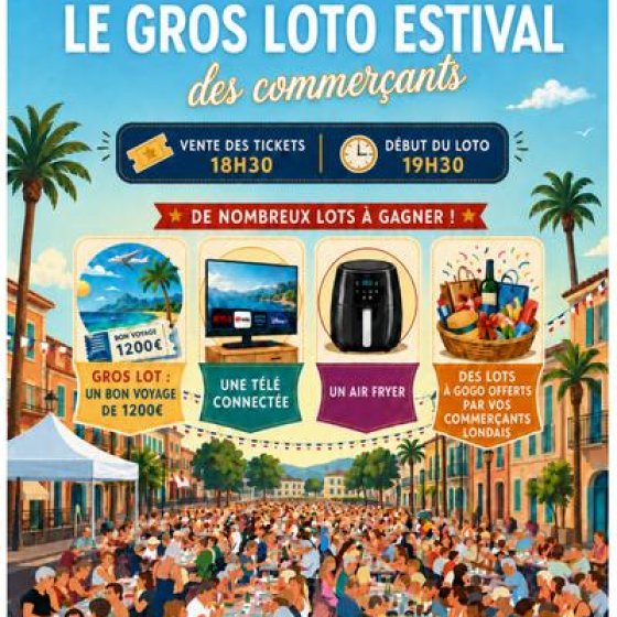 Tradesmen's lottery organised by La Londe and Co._La Londe-les-Maures