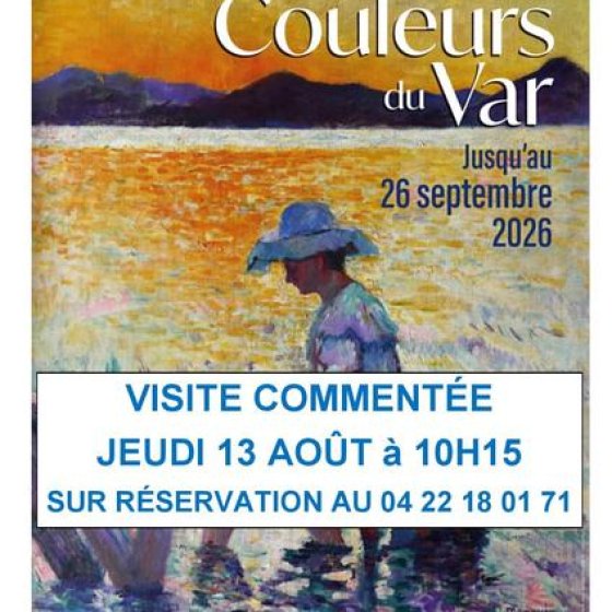Guided tour of the ‘Couleurs du Var’ exhibition at Villa Théo_Le Lavandou