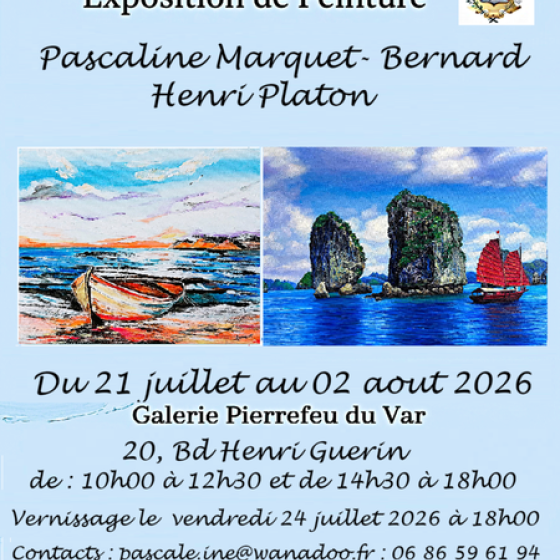 Ausstellung "Peindre l'inanimé" (Das Unbelebte malen) von Dominique Villain und Mivago_Pierrefeu-du-Var