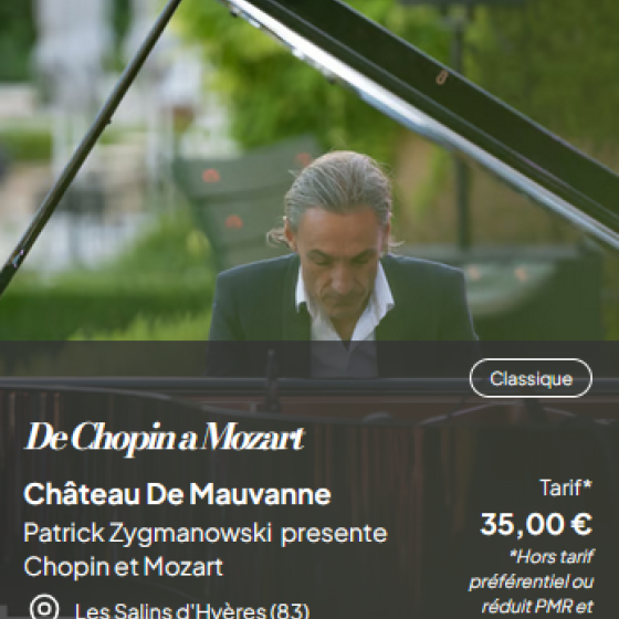 Les musicales dans les vignes : de Chopin à Mozart_Hyères