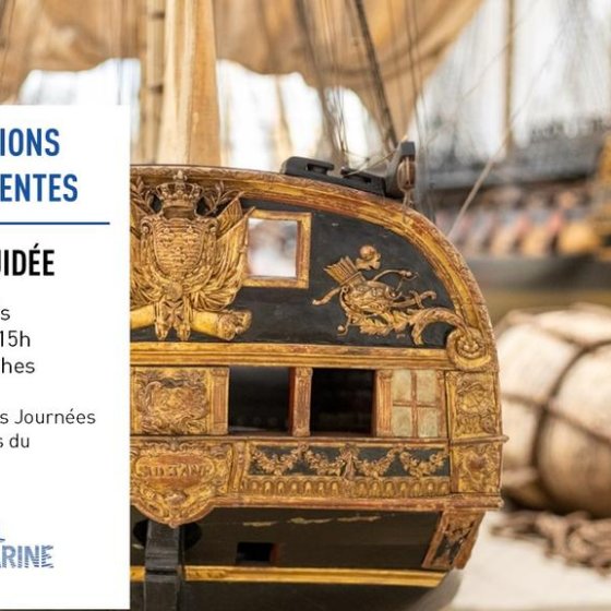 Visite guidée des collections ©Musée national de la Marine-Romain OSI (2)