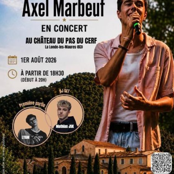 Concert Axel Marbeuf au Château Pas du Cerf_La Londe-les-Maures