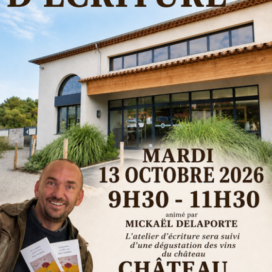 Les ateliers d'écriture en Méditerranée Porte des Maures