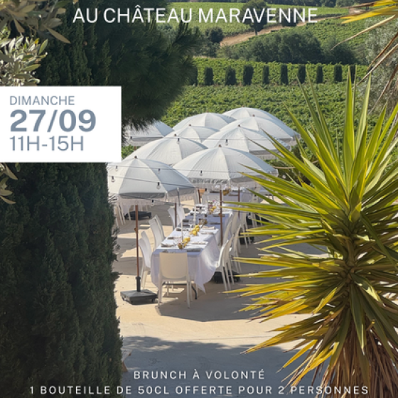 Brunch au Château Maravenne à La Londe