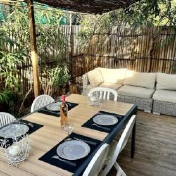 terrasse maison des vacances