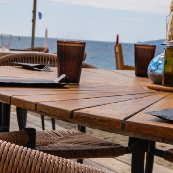 Restaurant et plage privée à La Londe
