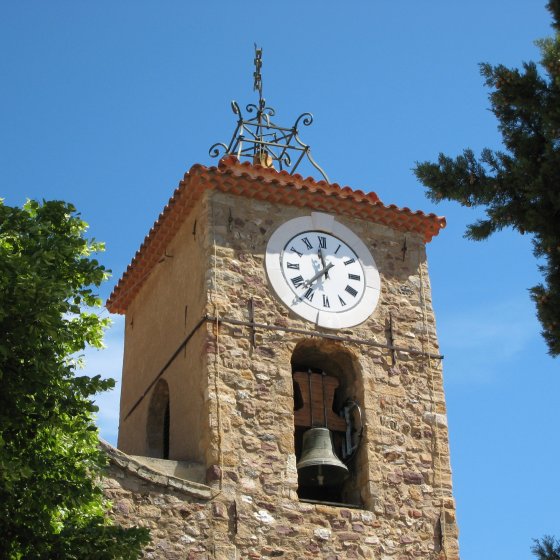 The church of Saint Jacques le Majeur in Pierrefeu du Var The church of Saint Jacques le Majeur in Pierrefeu du Var