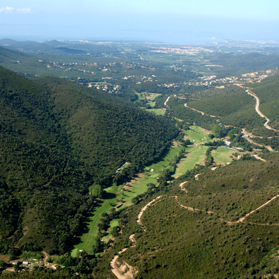 The Massif des Maures golf course in La Londe  The Golf of Valcros in La Londe les Maures in the Mediterranean Porte des Maures